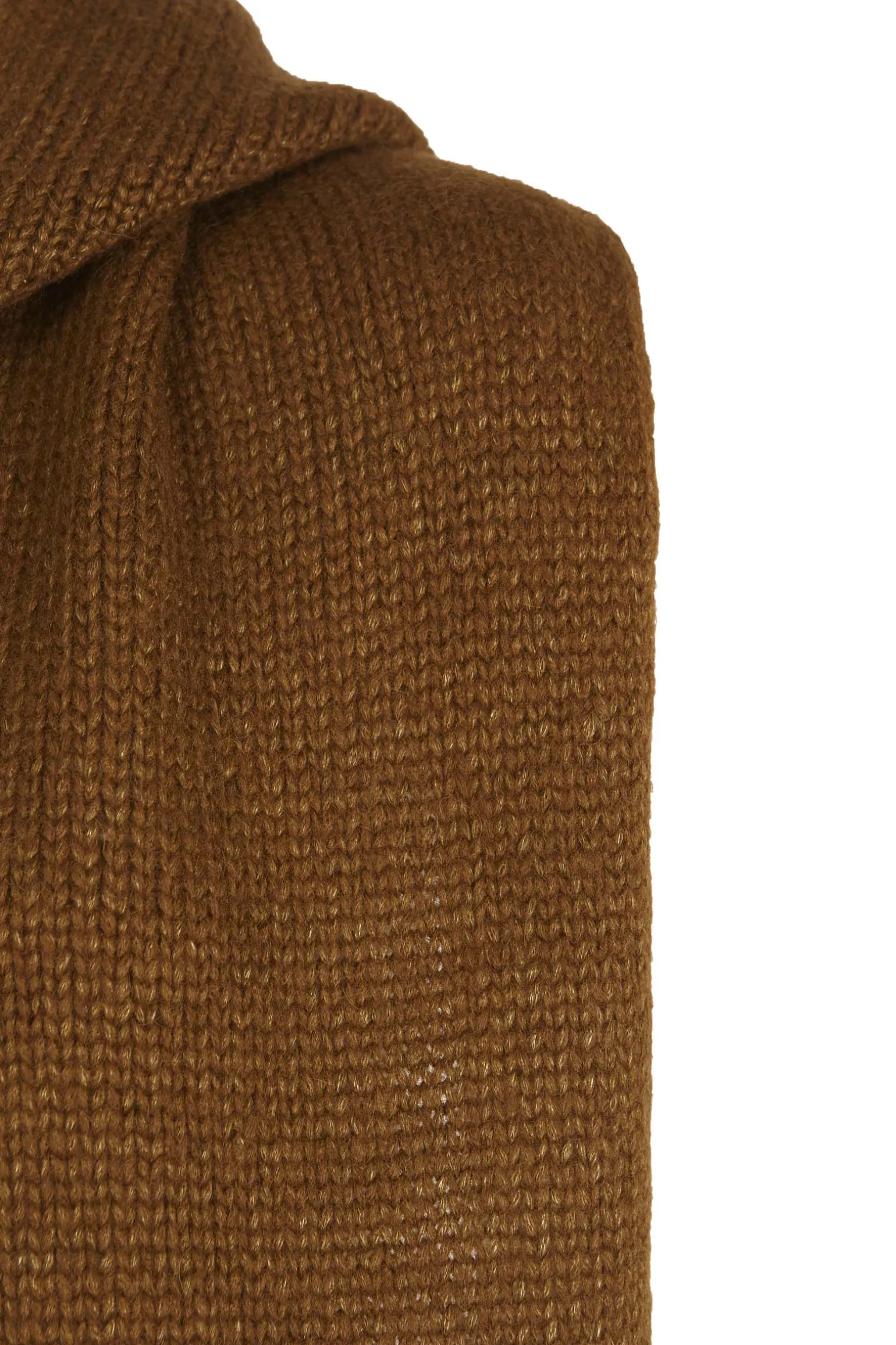 Circ, tobacco scarf in baby alpaca and silk