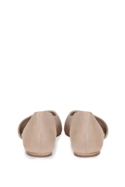 Circe, beige suede ballerina