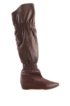 Circe, burgundy boot