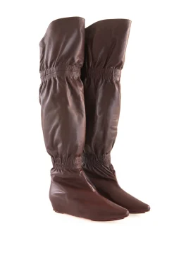 Circe, burgundy boot