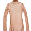 cisne de tul, tulle top bronze