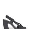 Costa, graphite suede sandal