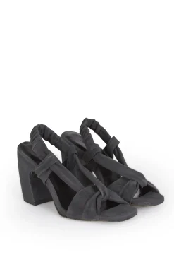 Costa, graphite suede sandal