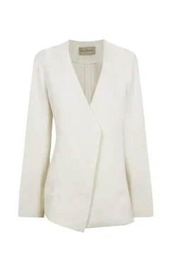 Costa, ivory linen jacket
