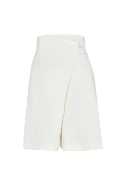 Costa, ivory linen shorts