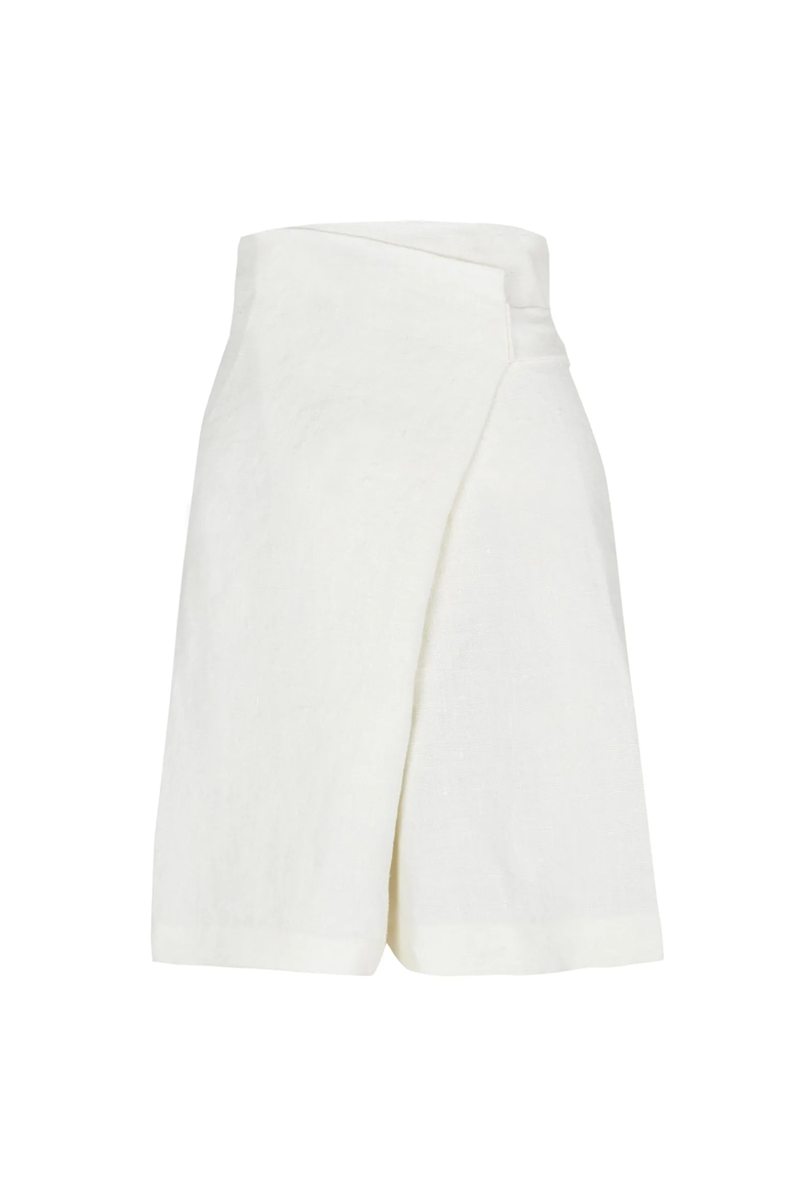 Costa, ivory linen shorts