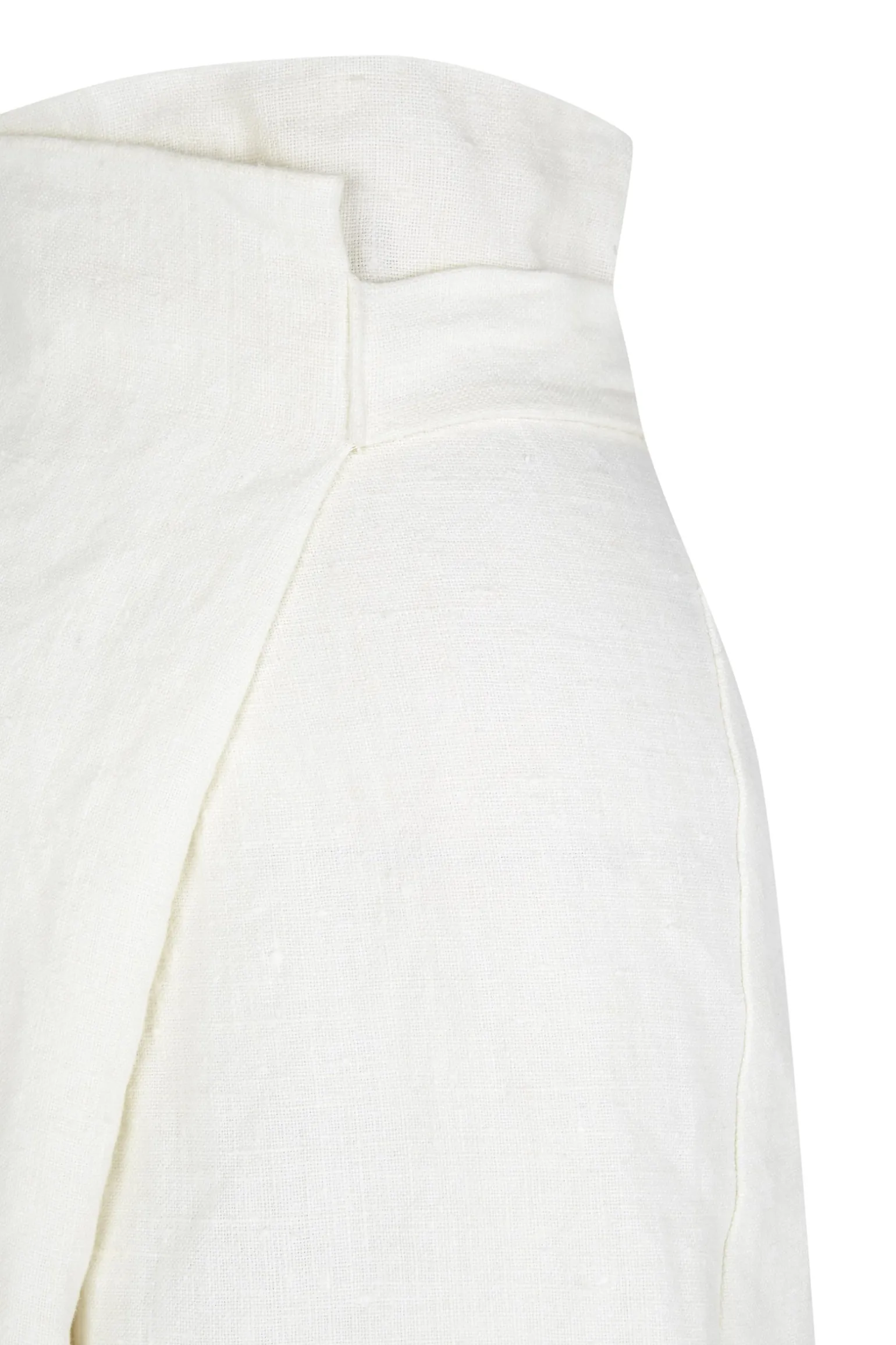 Costa, ivory linen shorts