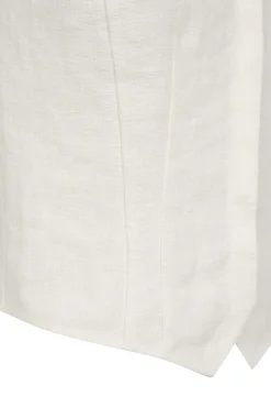 Costa, ivory linen vest