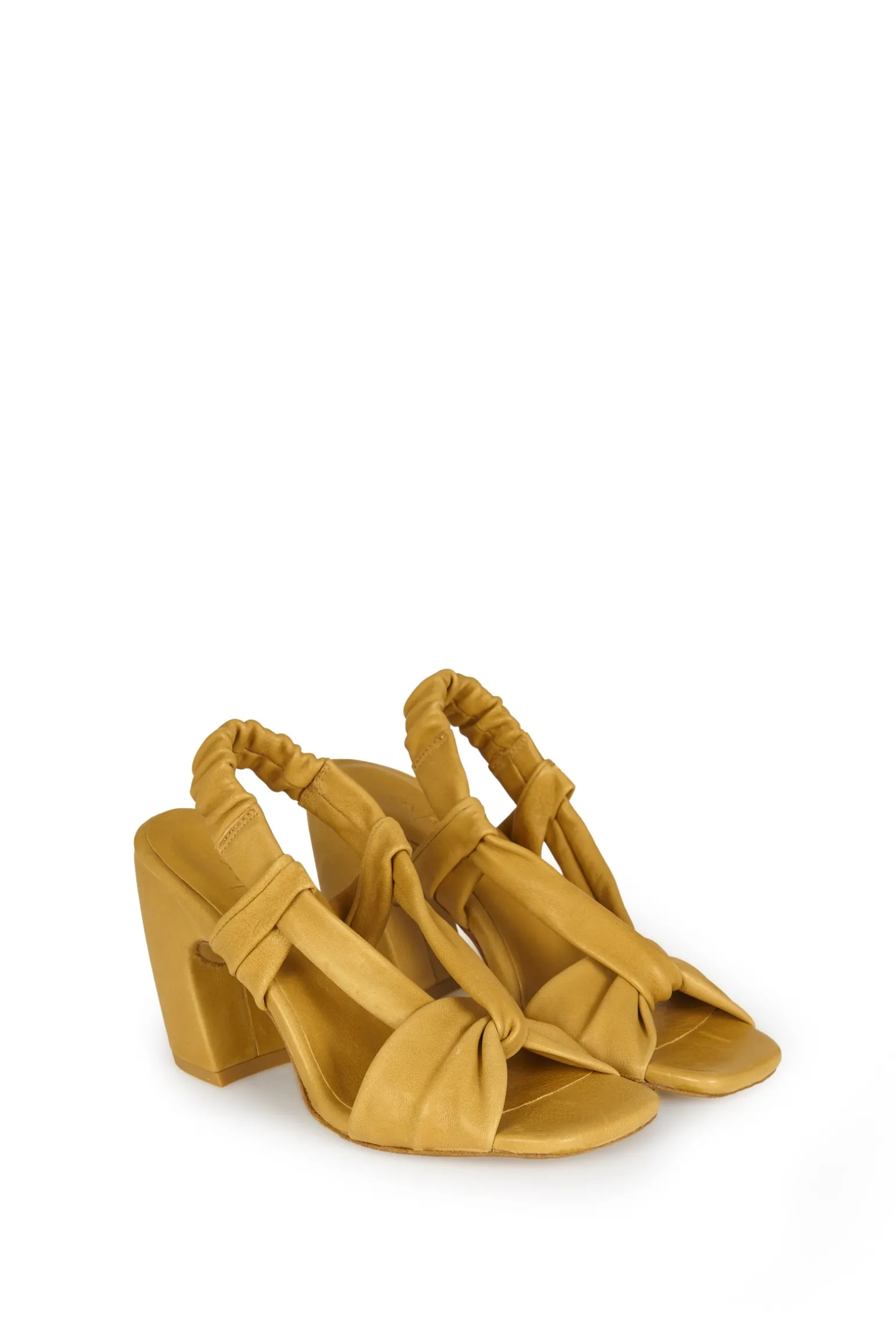 Costa, mustard leather sandal