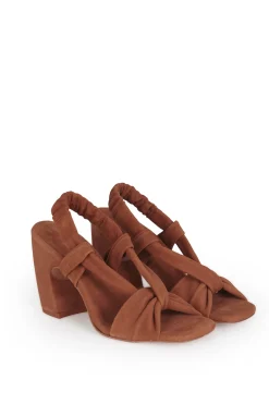 Costa, terracota suede sandal