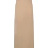 Dakota, pink in linen and virgin wool skirt