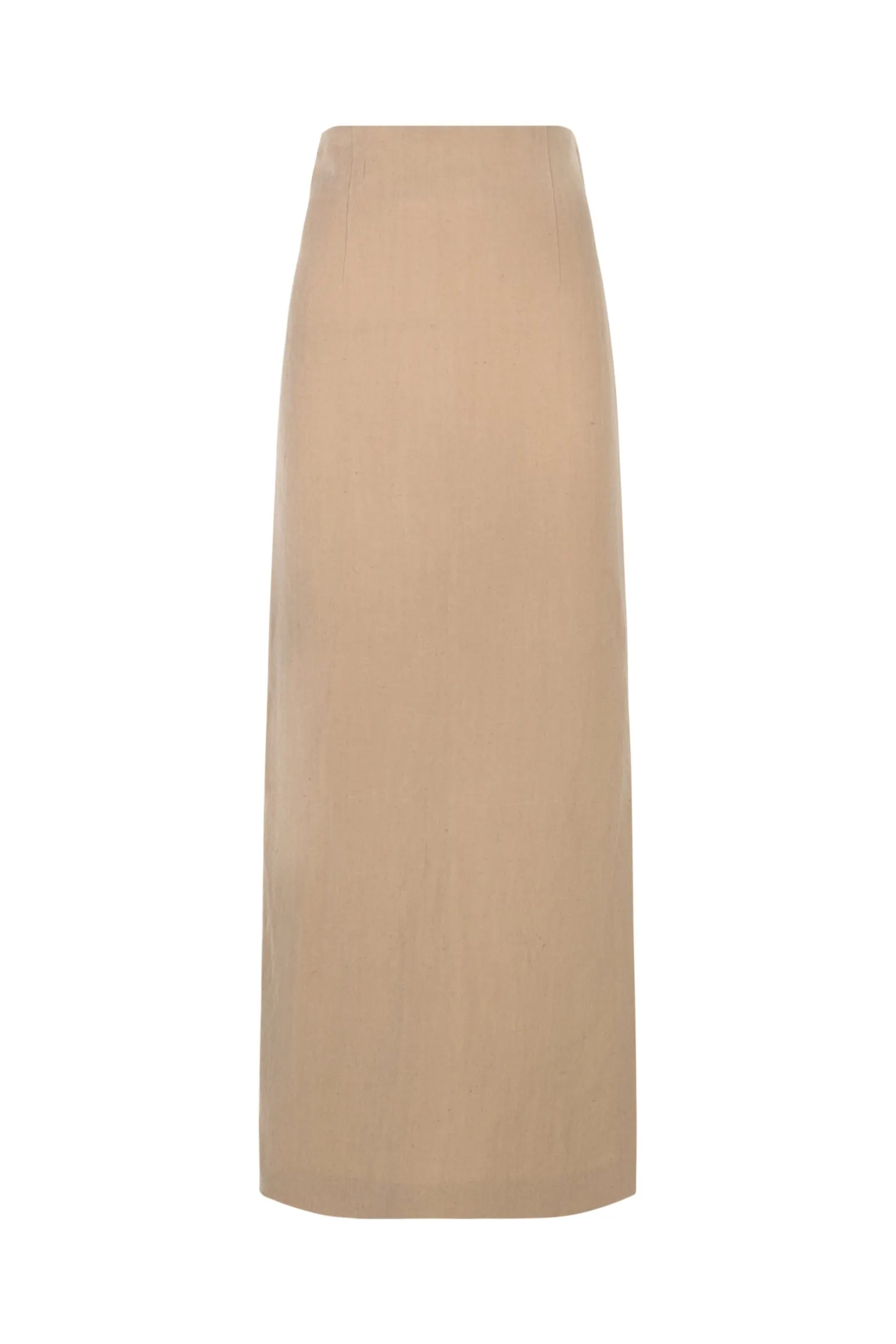 Dakota, pink in linen and virgin wool skirt