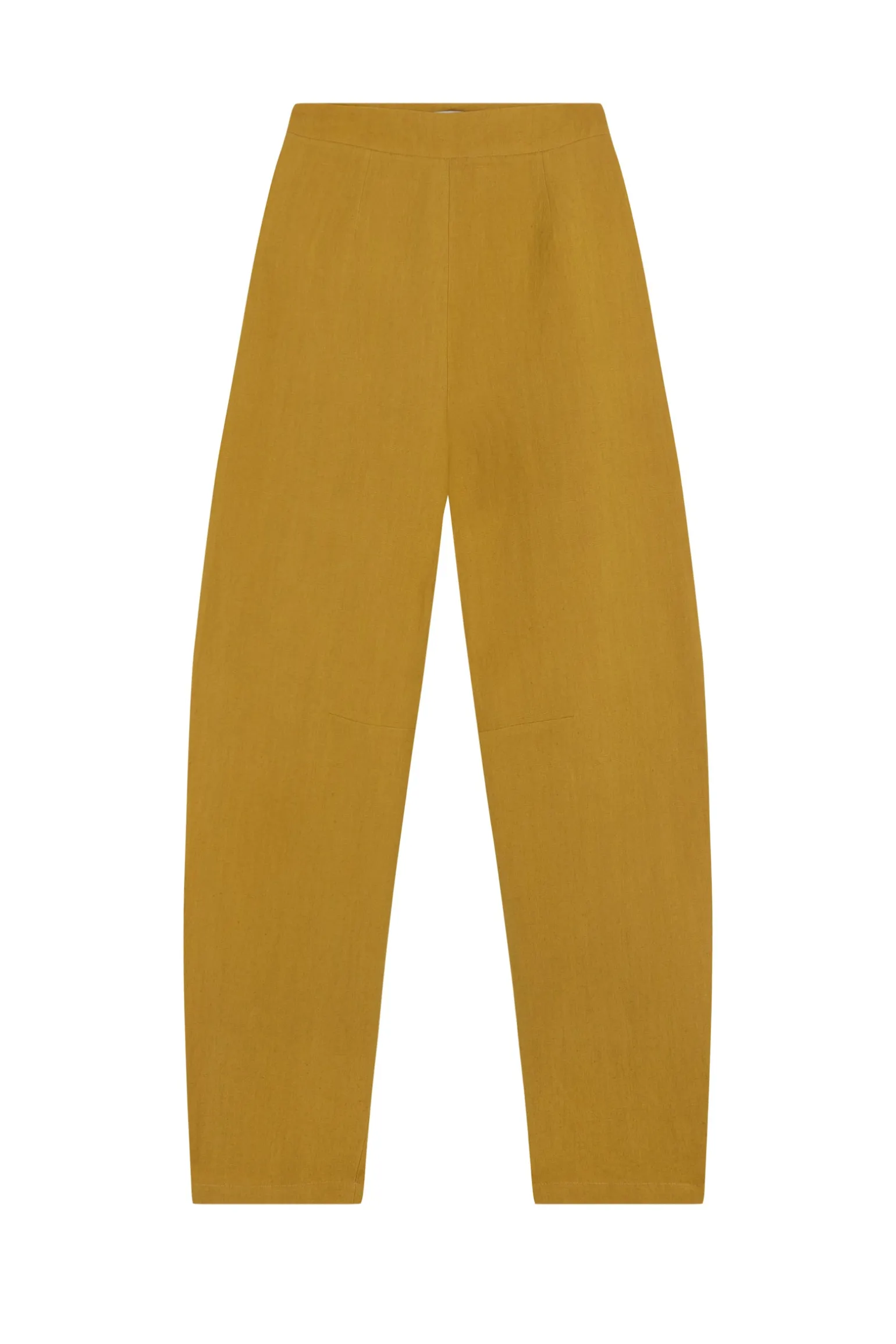 Dakota, turmeric linen and virgin wool pants