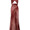 Dali, fade red transformable dress