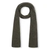 Dan, cashmere and silk green melange scarf