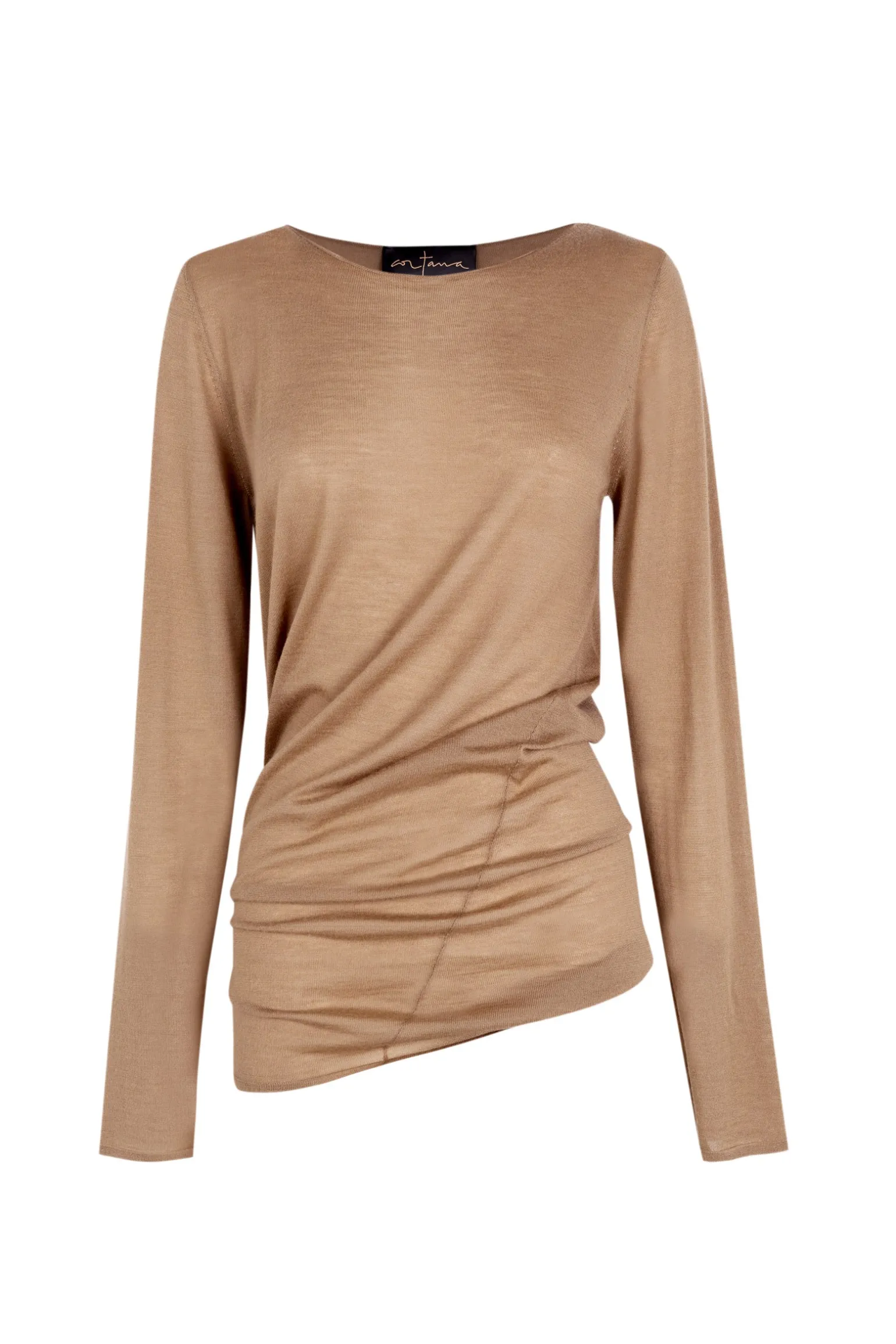 Daria, cocoa cashmere jumper