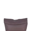 Delhi L, clutch grande en cuero vison