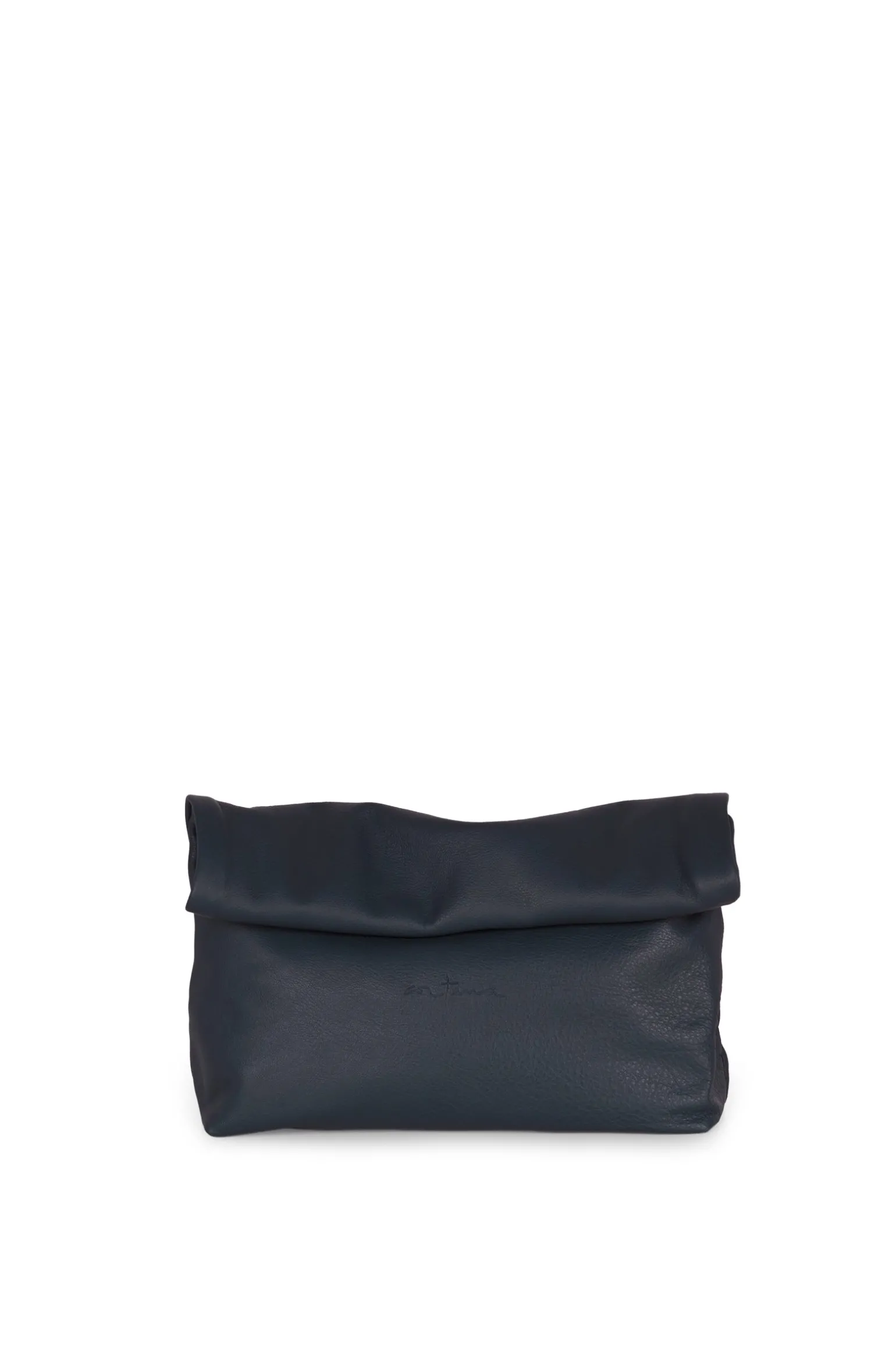 Delhi S, bluenero leather clutch