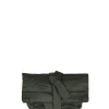 Delhi S, clutch en viscosa y lino grafito