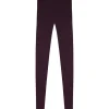 Elmer, burgundy leggings in baby alpaca and merino wool