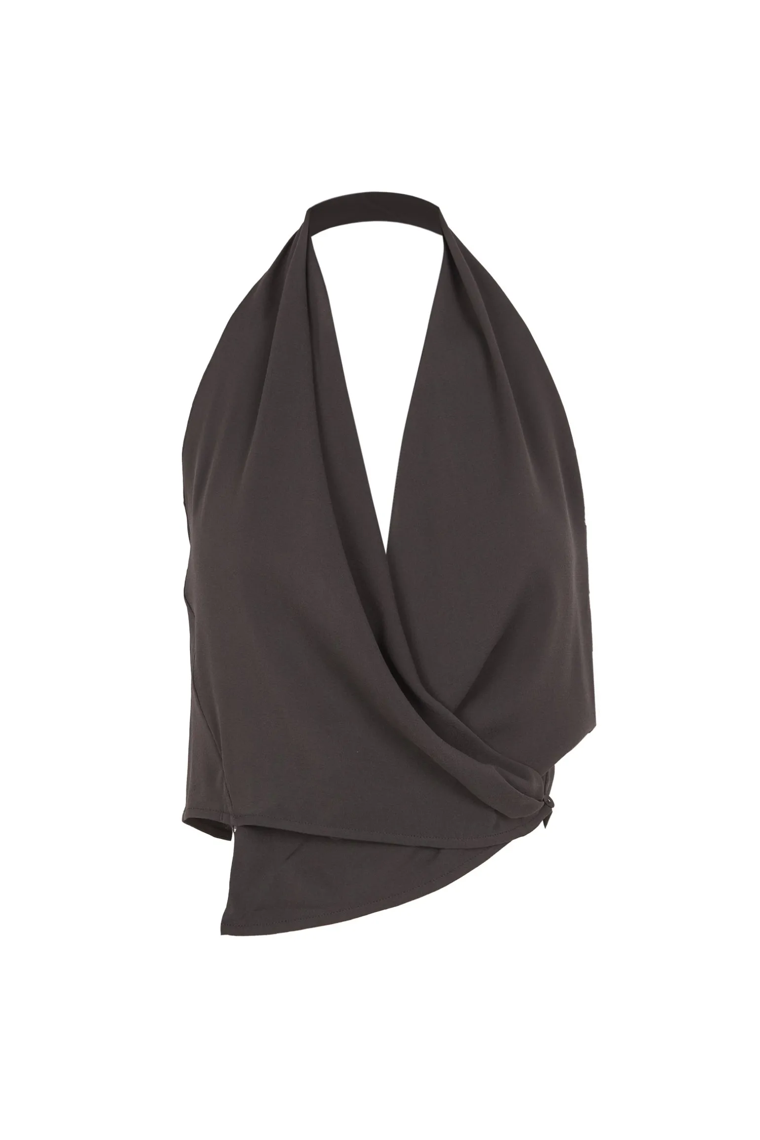 Etna, top in graphite silk