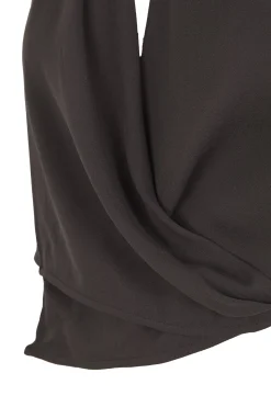Etna, top in graphite silk