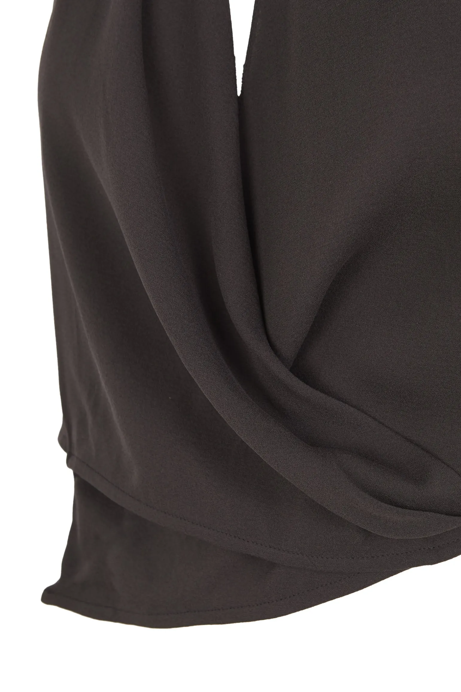 Etna, top in graphite silk