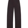 Fania, blueberry linen and viscose pants