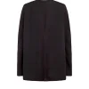 Fania, blueberry linen and viscose jacket