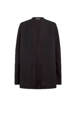 Fania, blueberry linen and viscose jacket