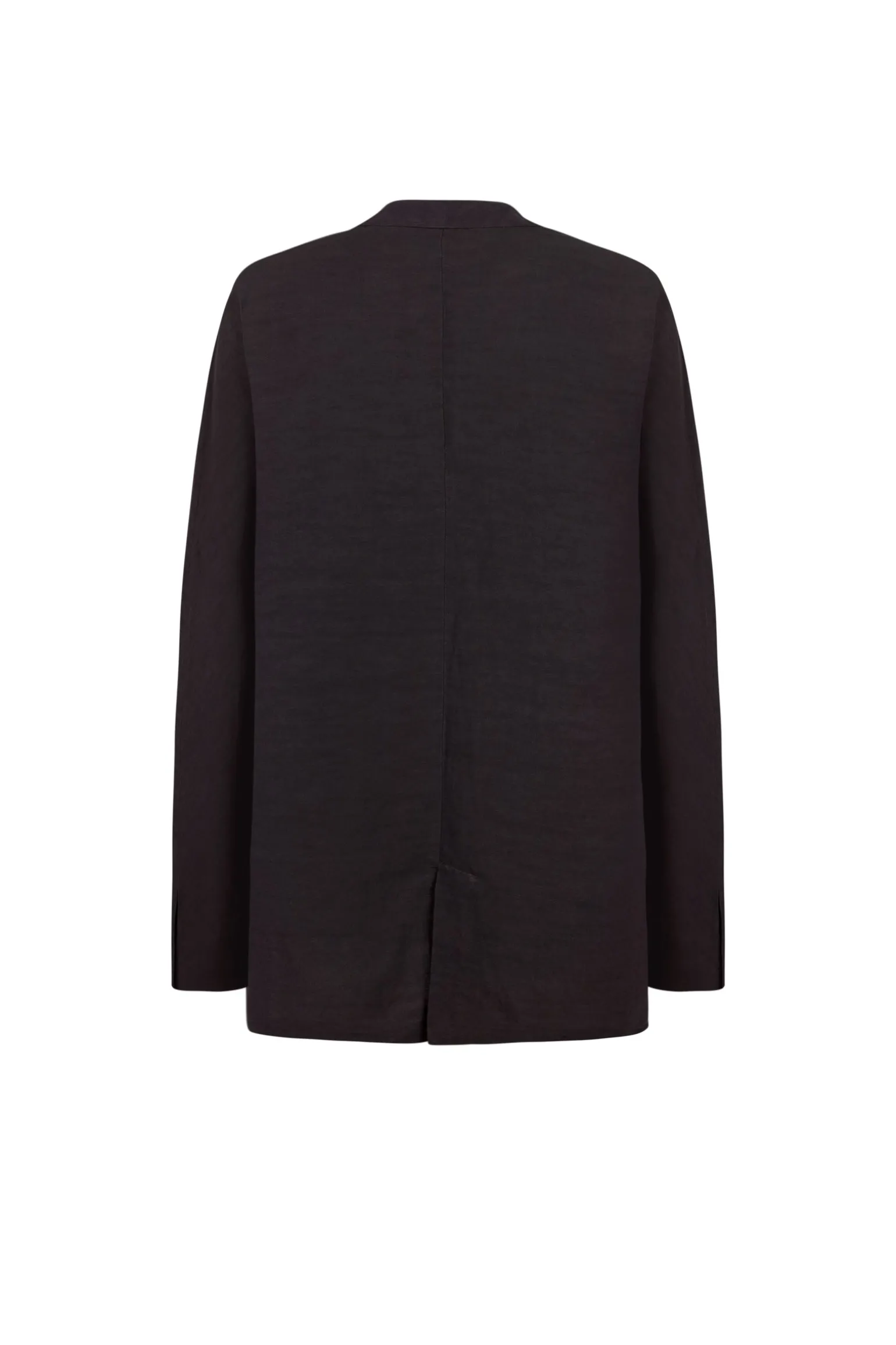 Fania, blueberry linen and viscose jacket