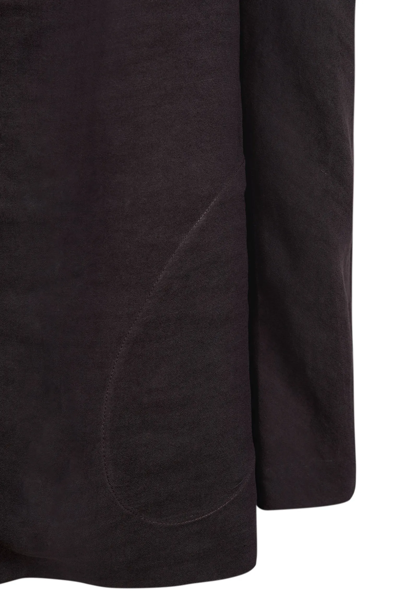 Fania, blueberry linen and viscose jacket