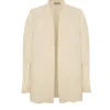Fania, vanilla linen and viscose jacket