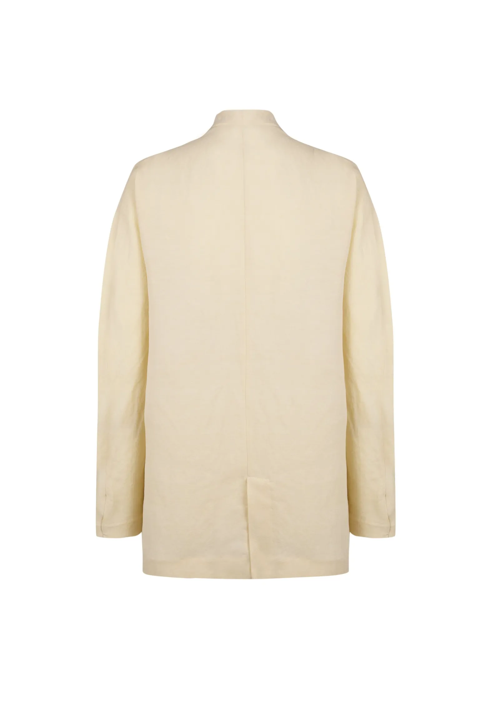 Fania, vanilla linen and viscose jacket