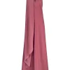 Farah, convertible dress in pink silk