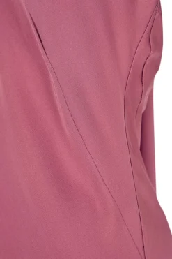 Farah, convertible dress in pink silk