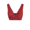 Fiona, carmine red crop top