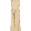 Frances, dress in vanilla silk