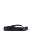 Geisha, black platform flip flops