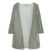 Giulia, aqua silk knit jacket