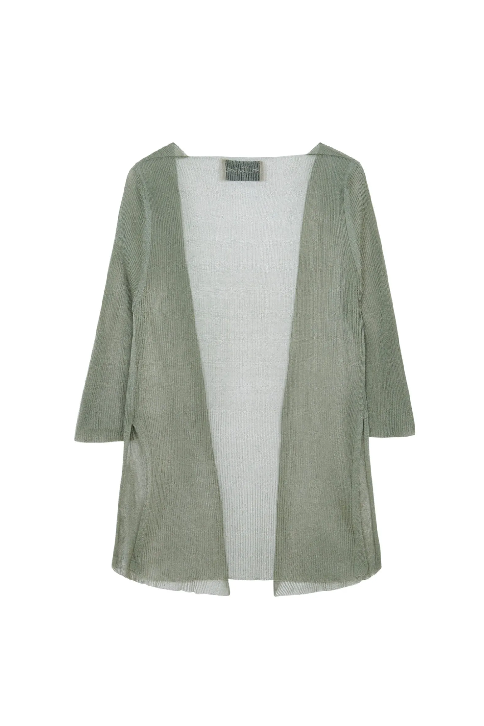 Giulia, aqua silk knit jacket