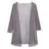 Giulia, lavender silk knit jacket