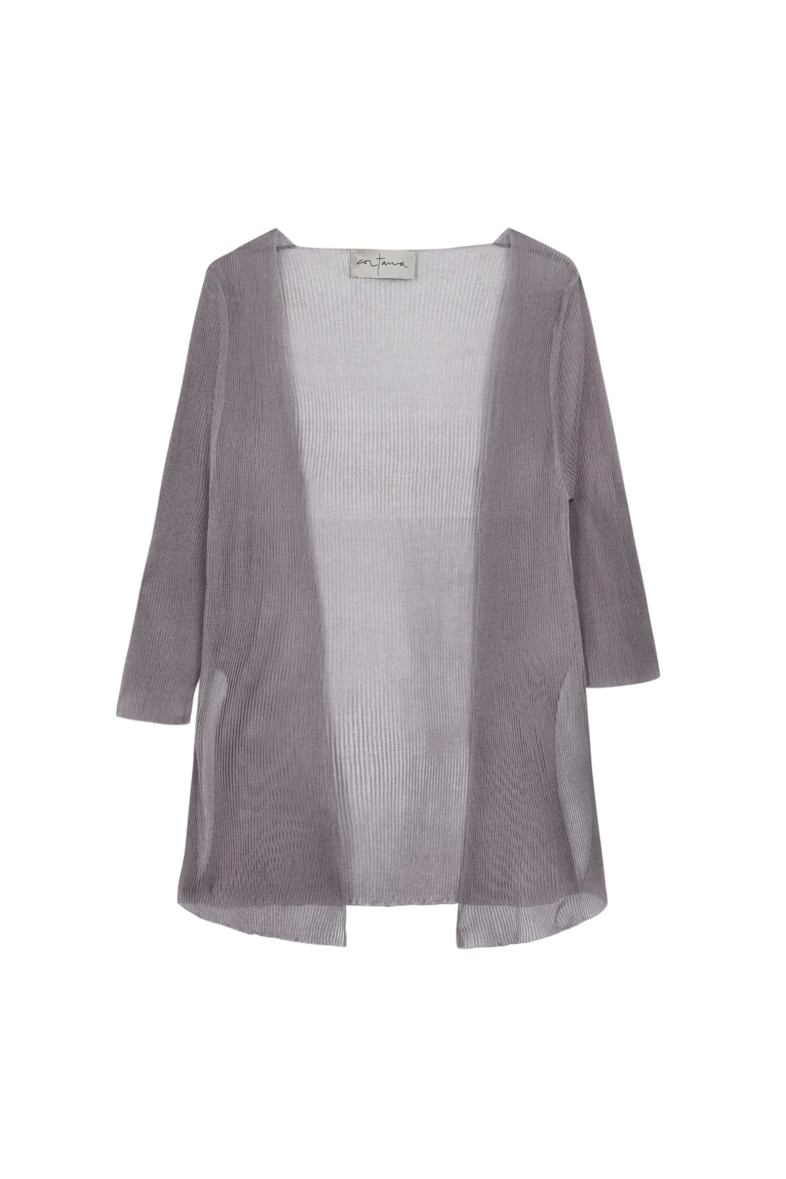 Giulia, lavender silk knit jacket