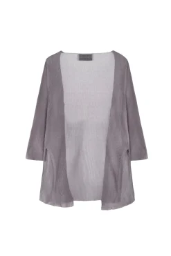 Giulia, lavender silk knit jacket