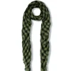 Giuseppe, green checked foulard