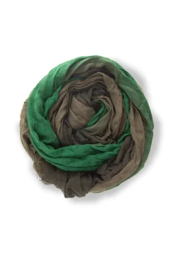 Giuseppe, green tricolor foulard