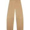 Gloria, cocoa linen and viscose pants