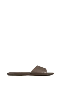 Heidi, dark gray flip flops