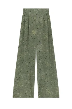 Irina, printed silk pants