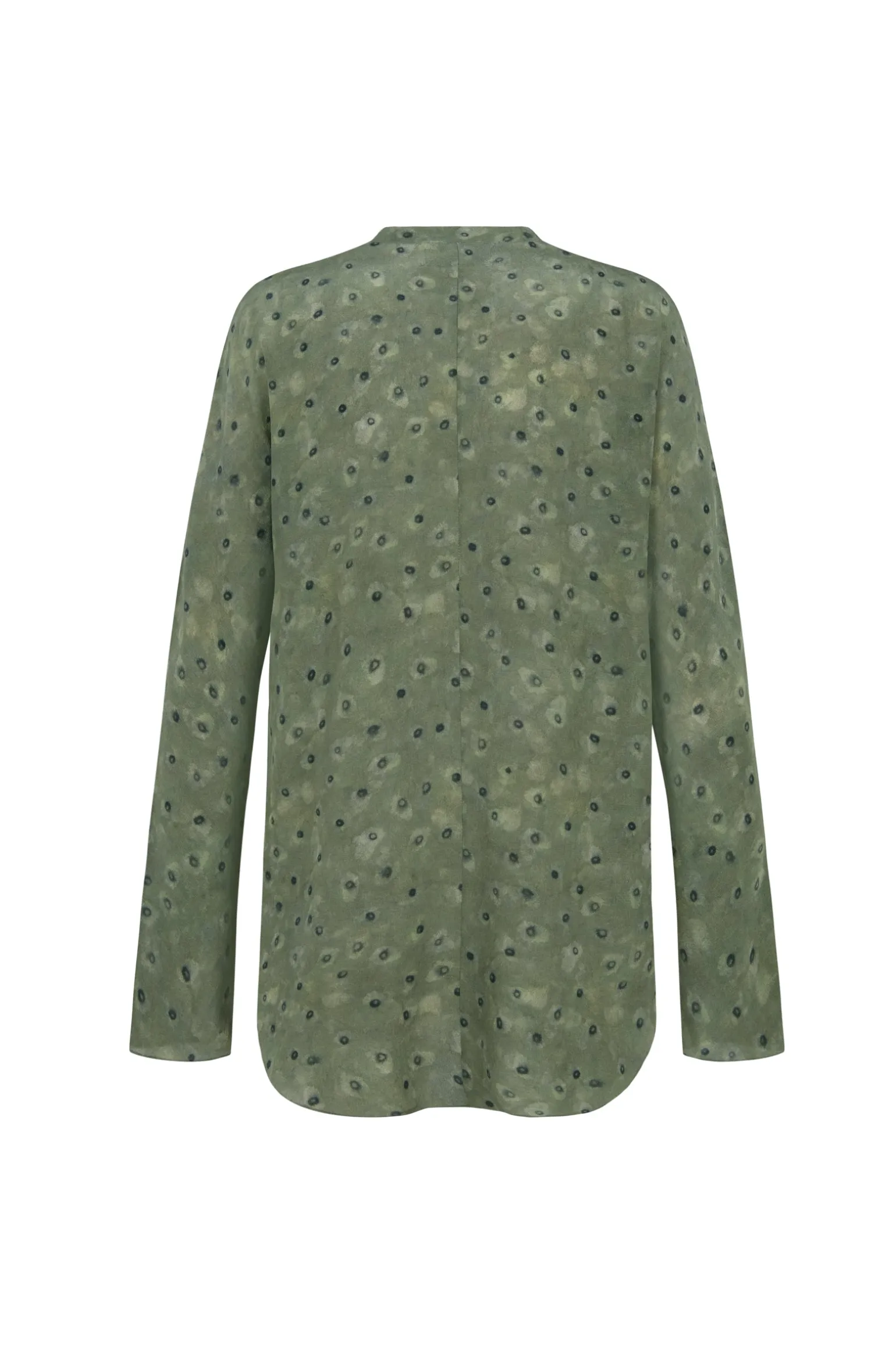Irina, printed silk shirt